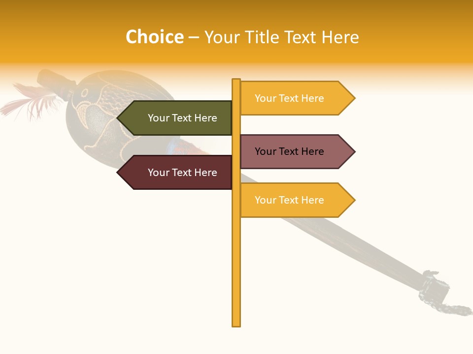 America Spirit Feather PowerPoint Template