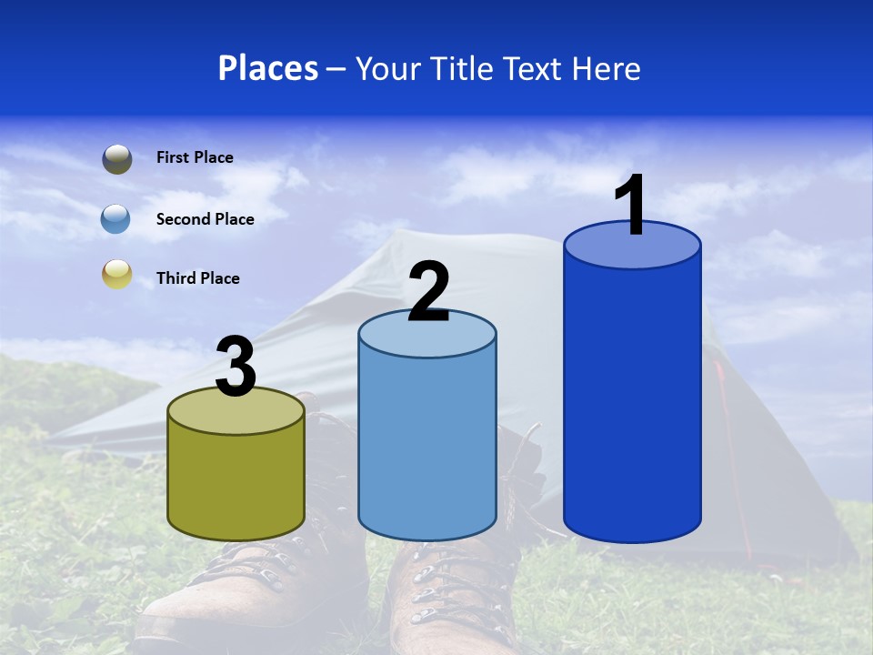 Grass Journey Sun PowerPoint Template
