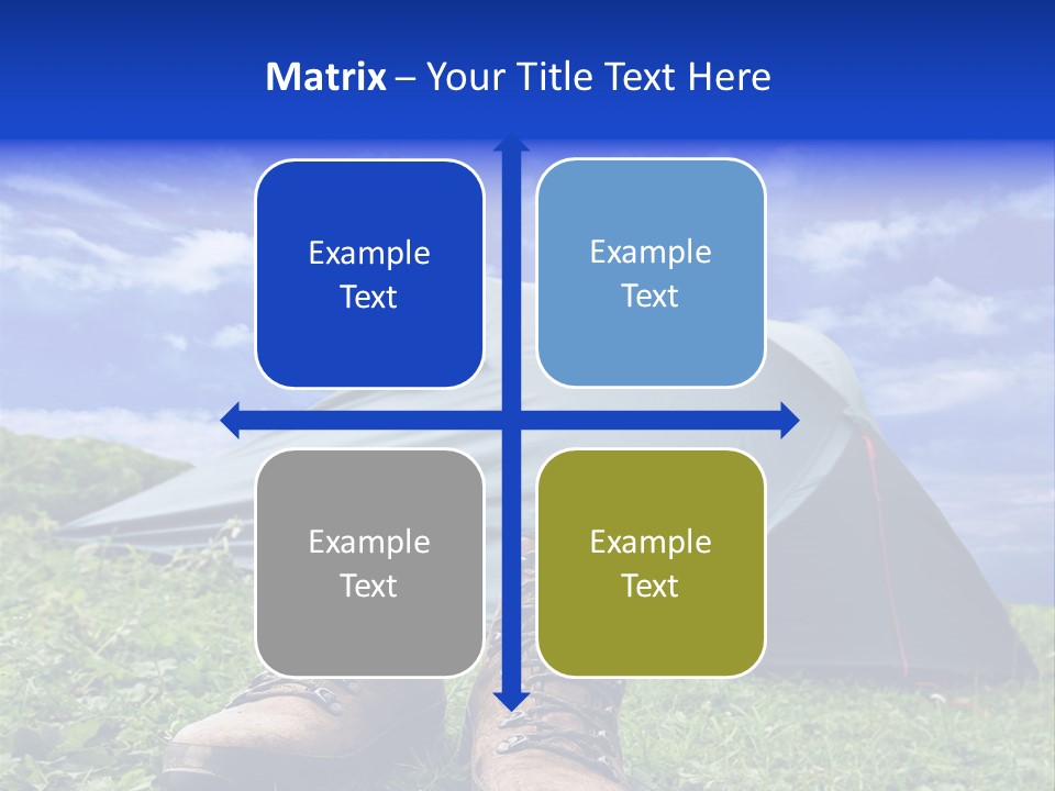 Grass Journey Sun PowerPoint Template