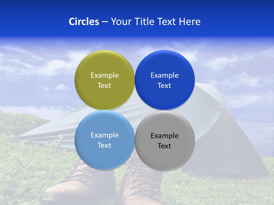 Grass Journey Sun PowerPoint Template