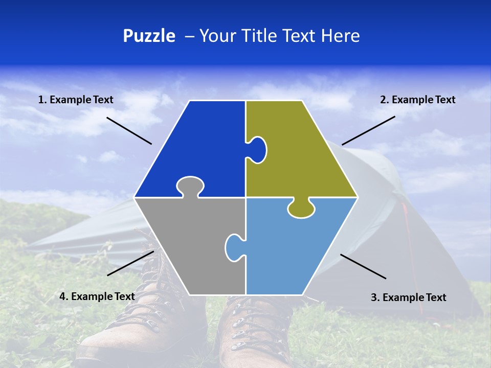 Grass Journey Sun PowerPoint Template