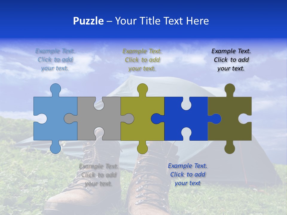 Grass Journey Sun PowerPoint Template