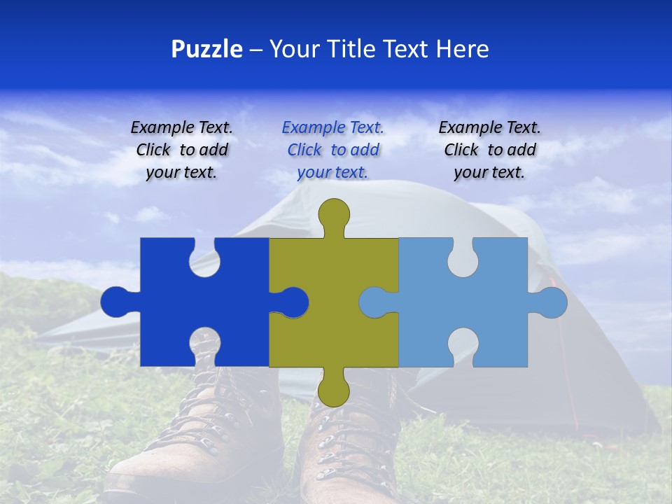 Grass Journey Sun PowerPoint Template