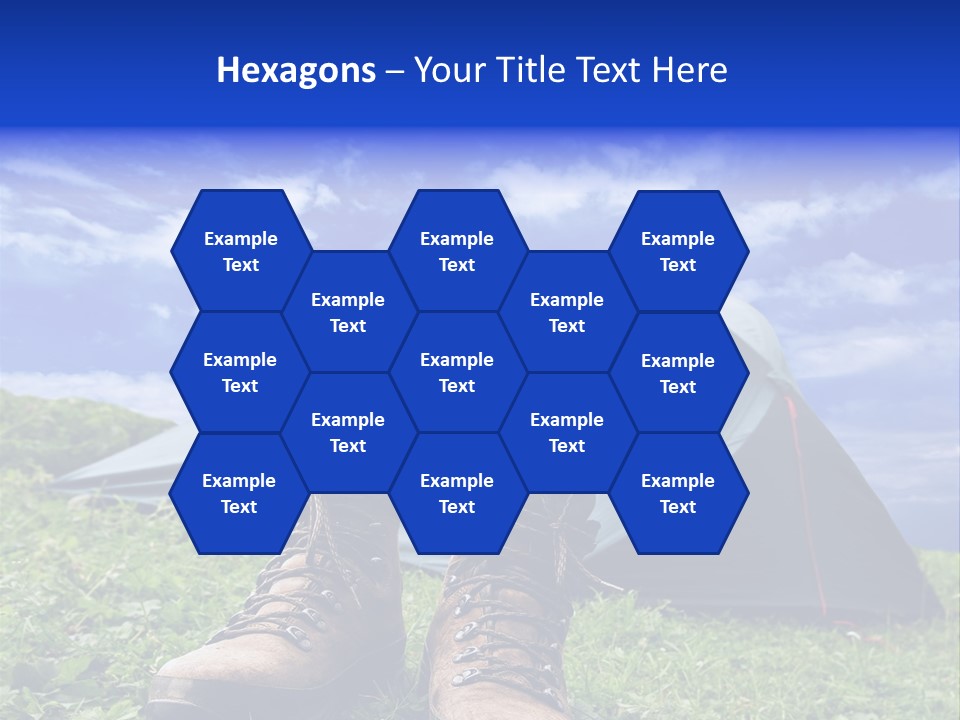 Grass Journey Sun PowerPoint Template