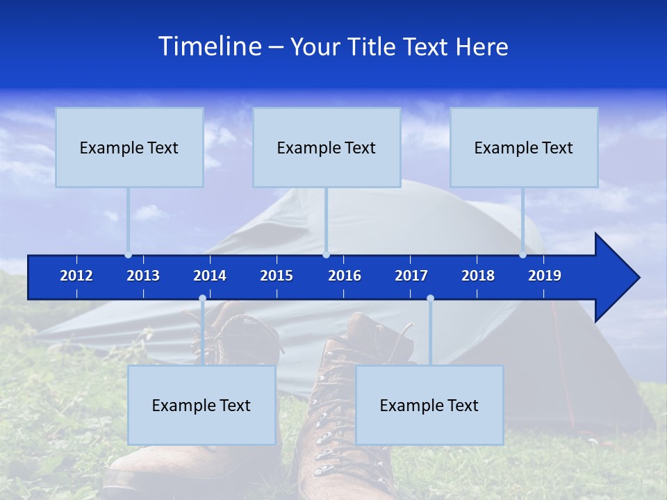 Grass Journey Sun PowerPoint Template