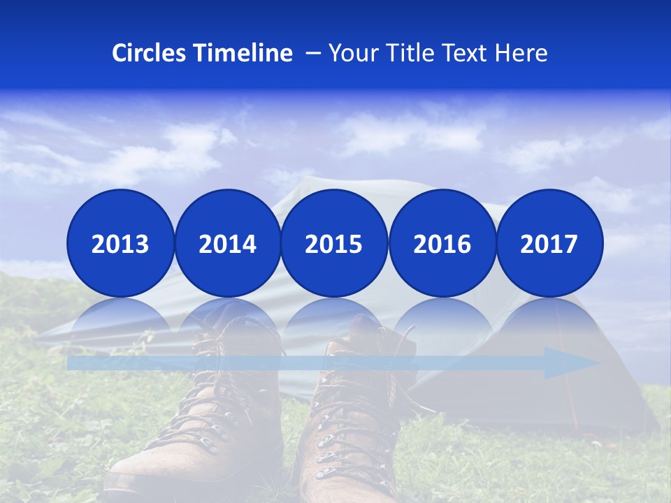 Grass Journey Sun PowerPoint Template