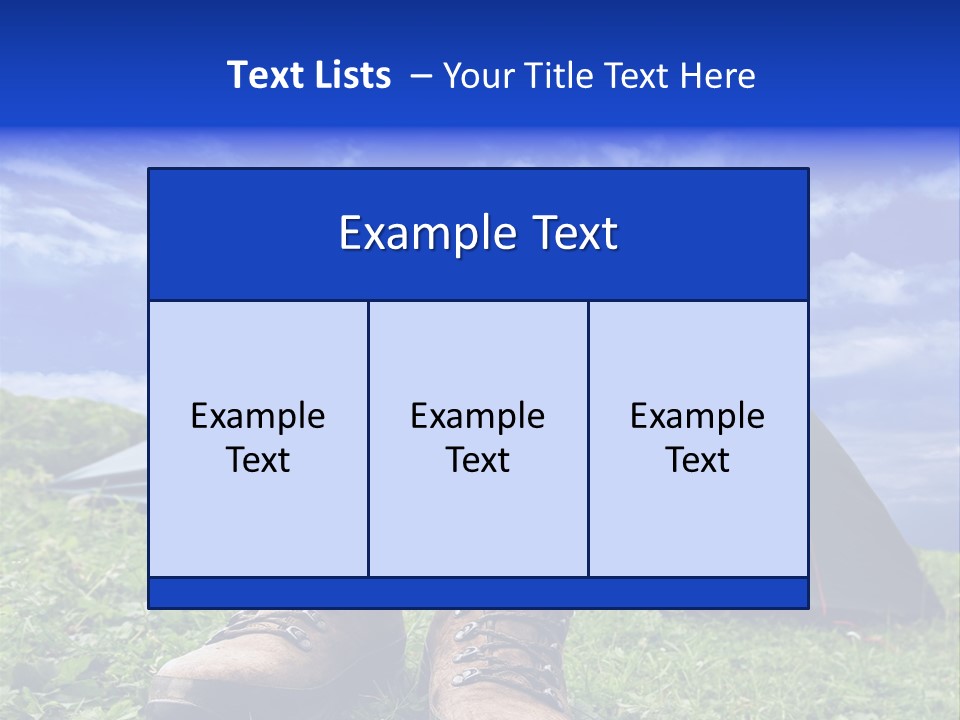 Grass Journey Sun PowerPoint Template