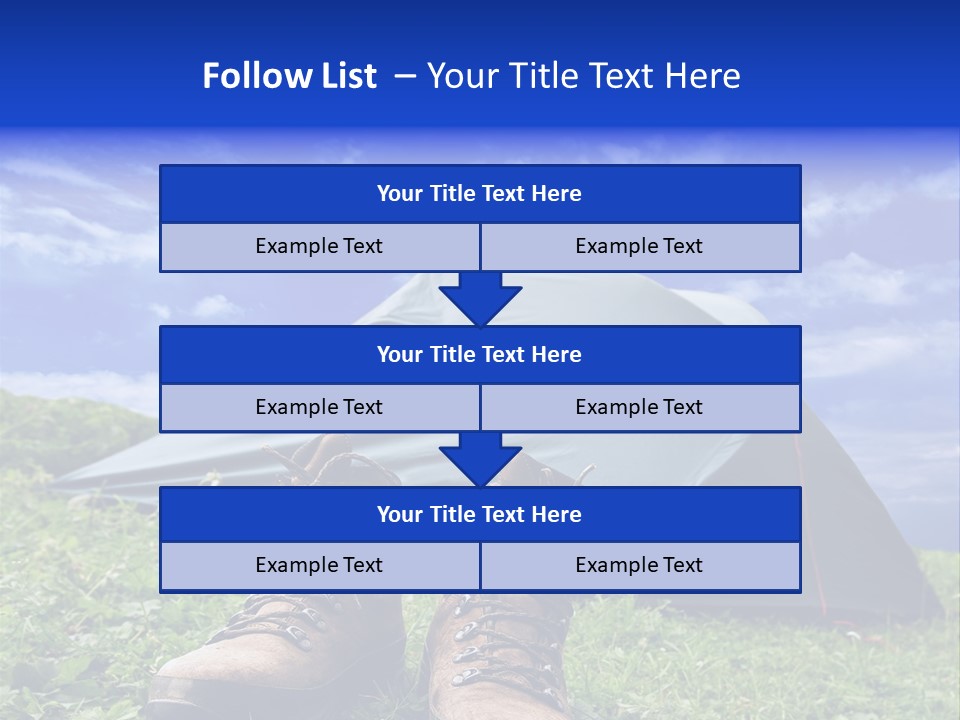 Grass Journey Sun PowerPoint Template