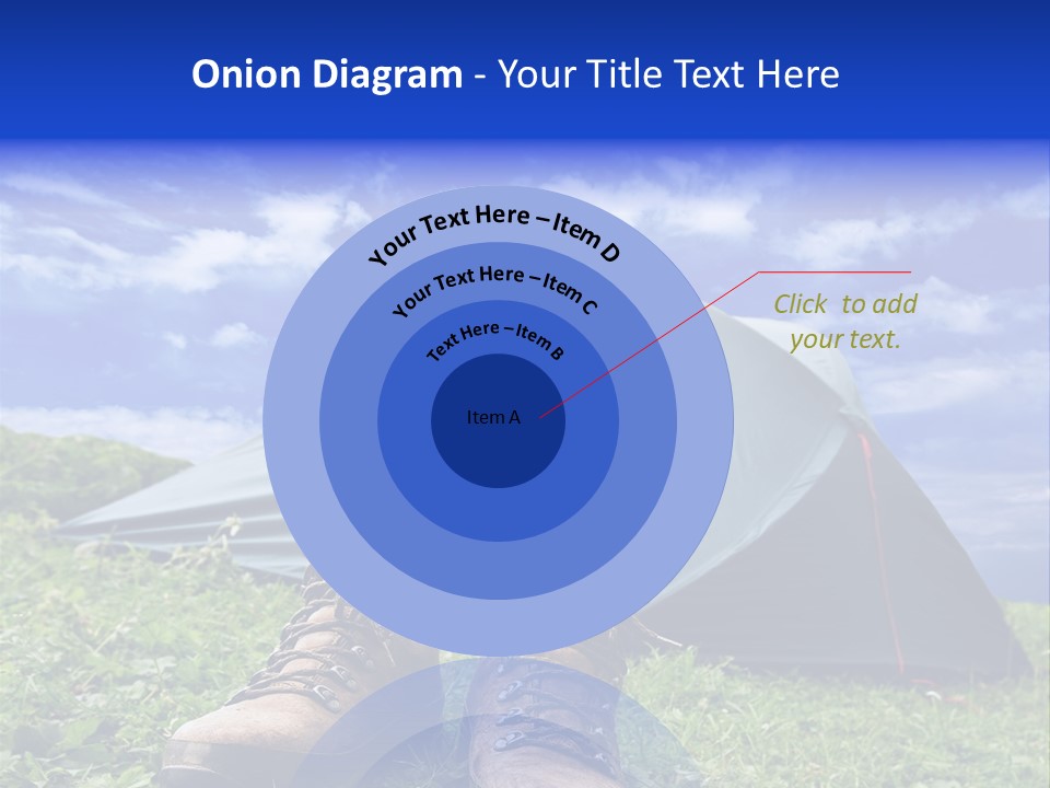 Grass Journey Sun PowerPoint Template
