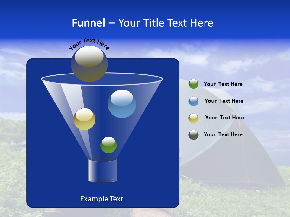 Grass Journey Sun PowerPoint Template