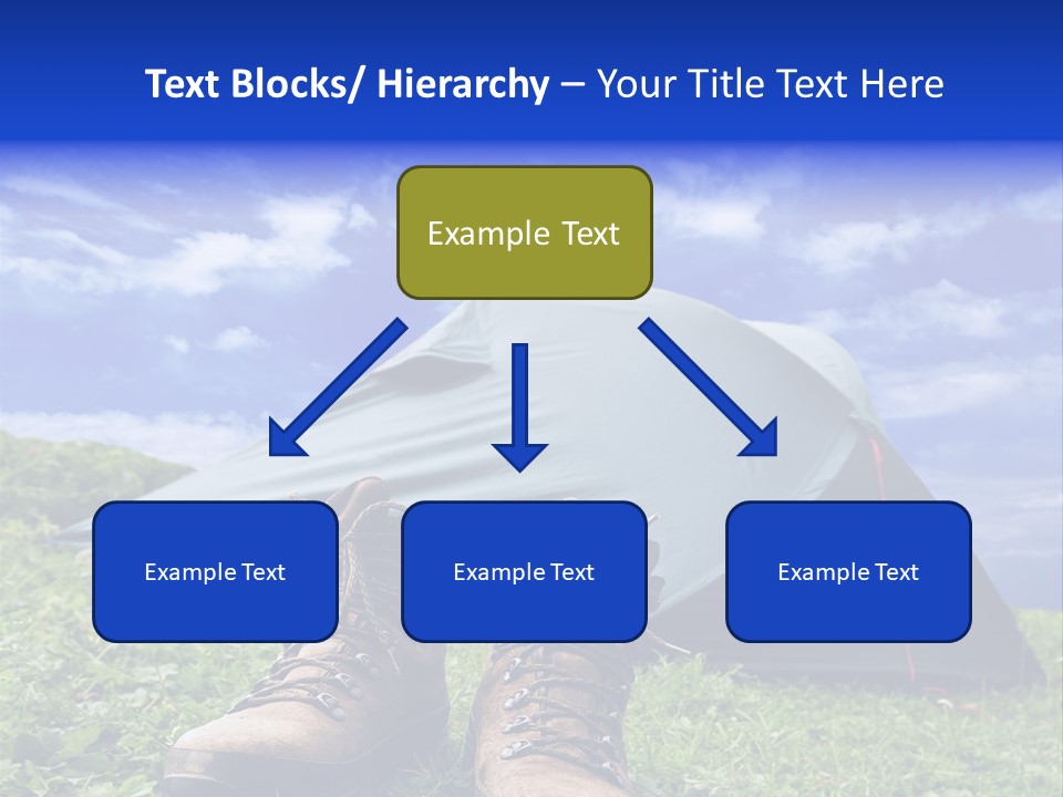 Grass Journey Sun PowerPoint Template