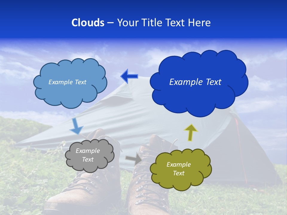 Grass Journey Sun PowerPoint Template