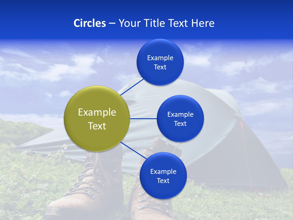 Grass Journey Sun PowerPoint Template