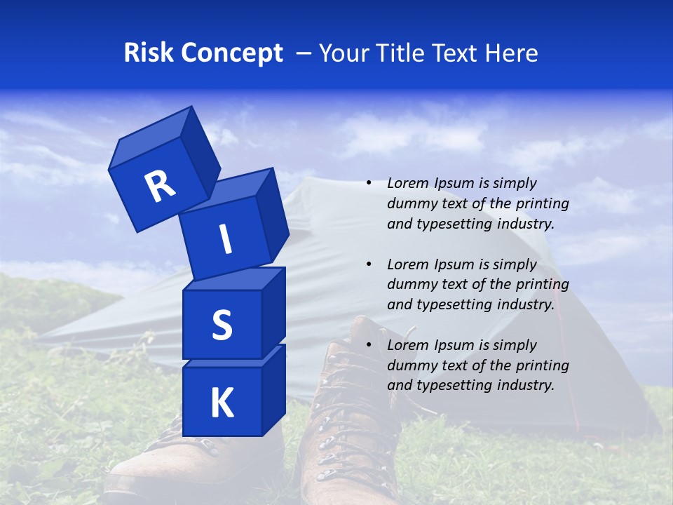 Grass Journey Sun PowerPoint Template