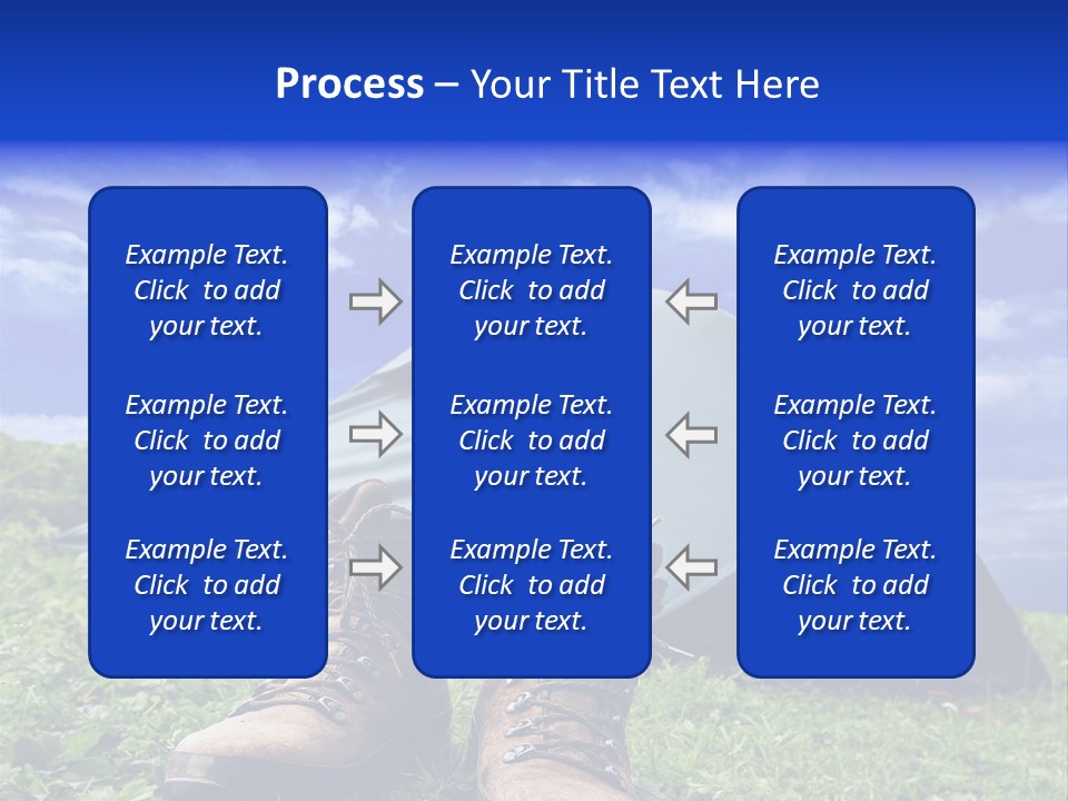 Grass Journey Sun PowerPoint Template