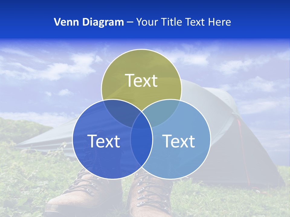 Grass Journey Sun PowerPoint Template