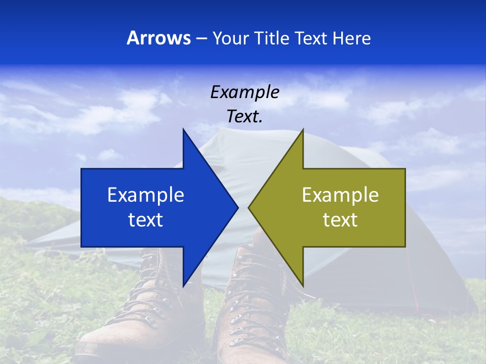 Grass Journey Sun PowerPoint Template