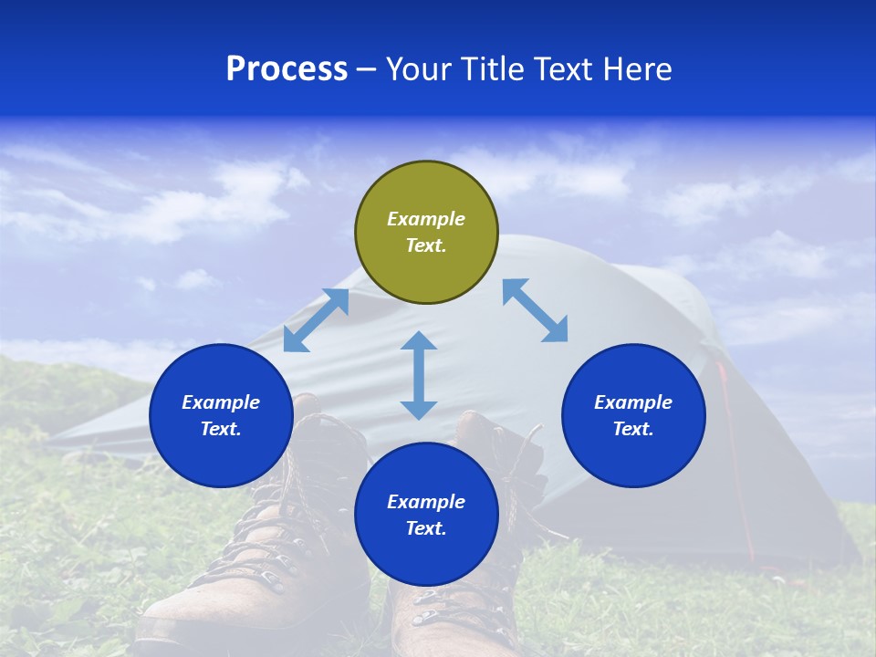 Grass Journey Sun PowerPoint Template