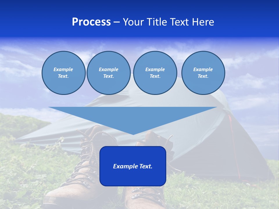 Grass Journey Sun PowerPoint Template