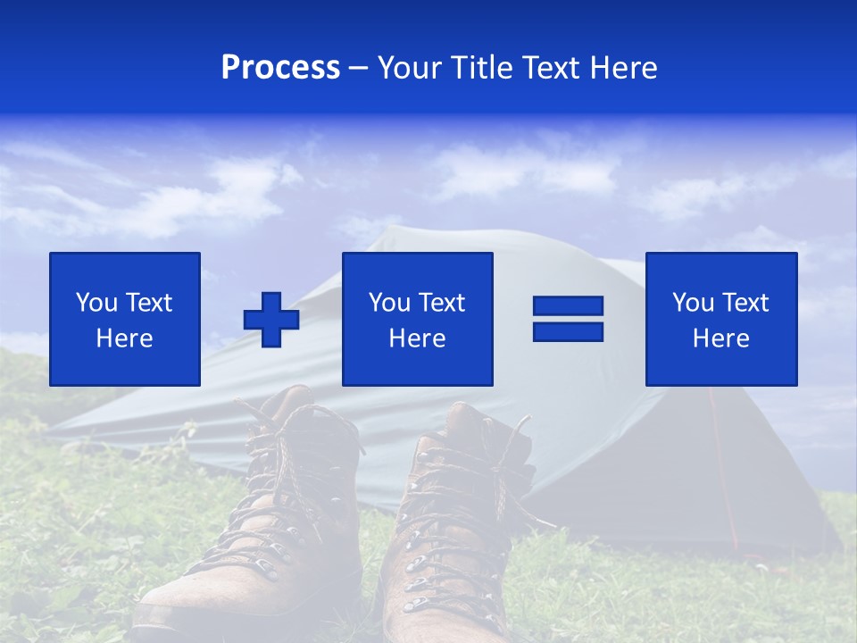Grass Journey Sun PowerPoint Template