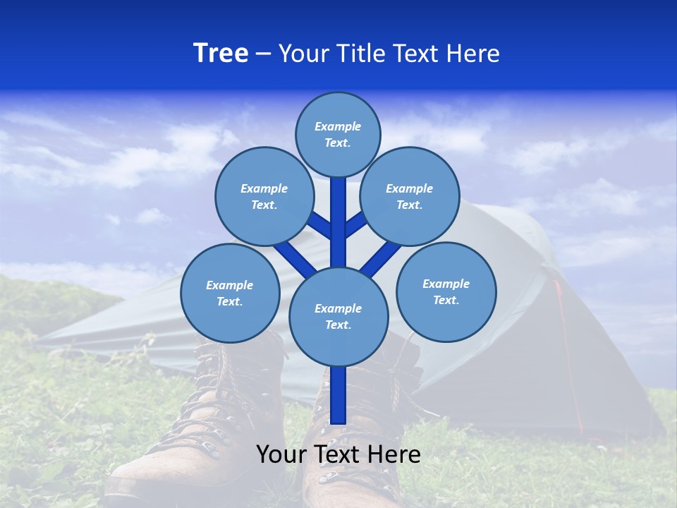 Grass Journey Sun PowerPoint Template