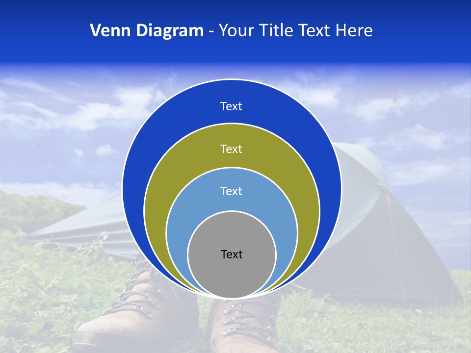 Grass Journey Sun PowerPoint Template