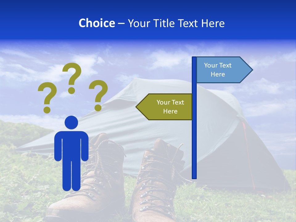 Grass Journey Sun PowerPoint Template