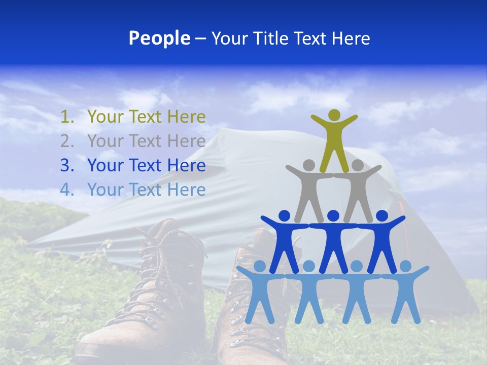 Grass Journey Sun PowerPoint Template