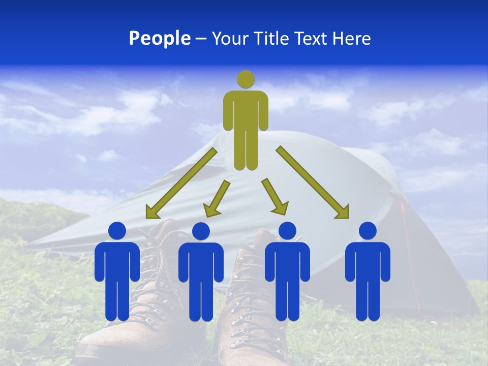 Grass Journey Sun PowerPoint Template