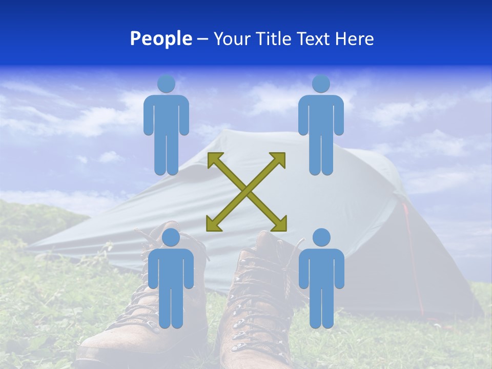 Grass Journey Sun PowerPoint Template