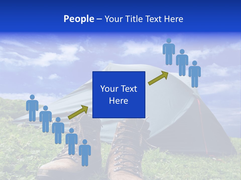 Grass Journey Sun PowerPoint Template