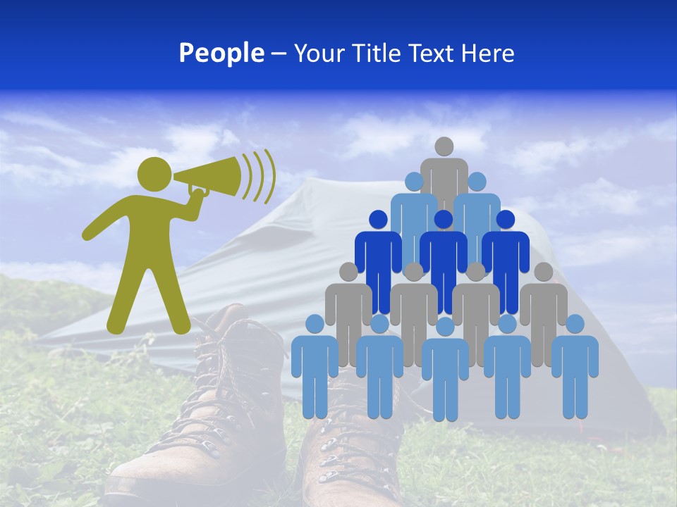 Grass Journey Sun PowerPoint Template