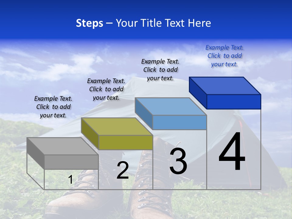 Grass Journey Sun PowerPoint Template