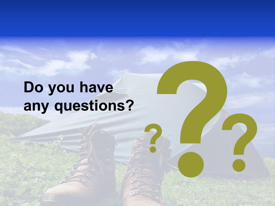 Grass Journey Sun PowerPoint Template