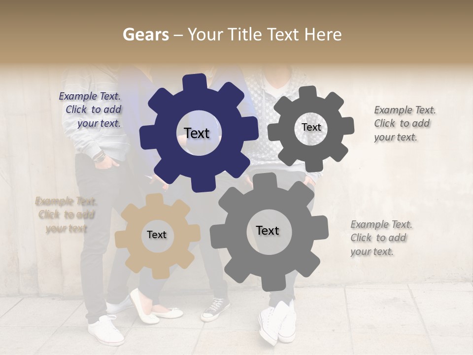 Student Youth Smile PowerPoint Template