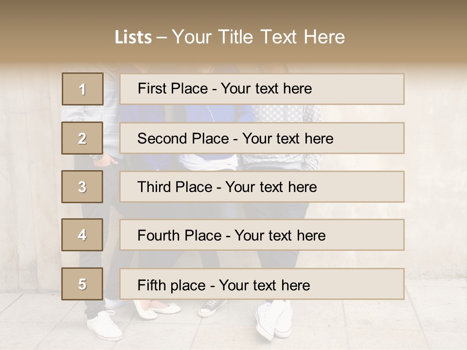 Student Youth Smile PowerPoint Template