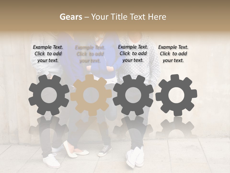 Student Youth Smile PowerPoint Template