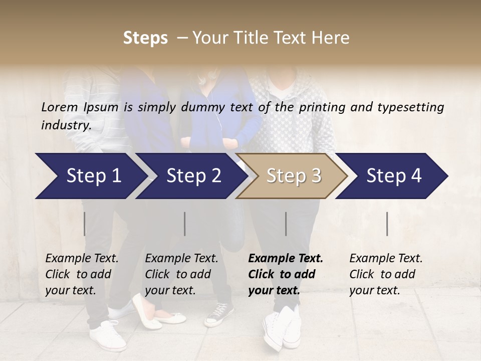 Student Youth Smile PowerPoint Template