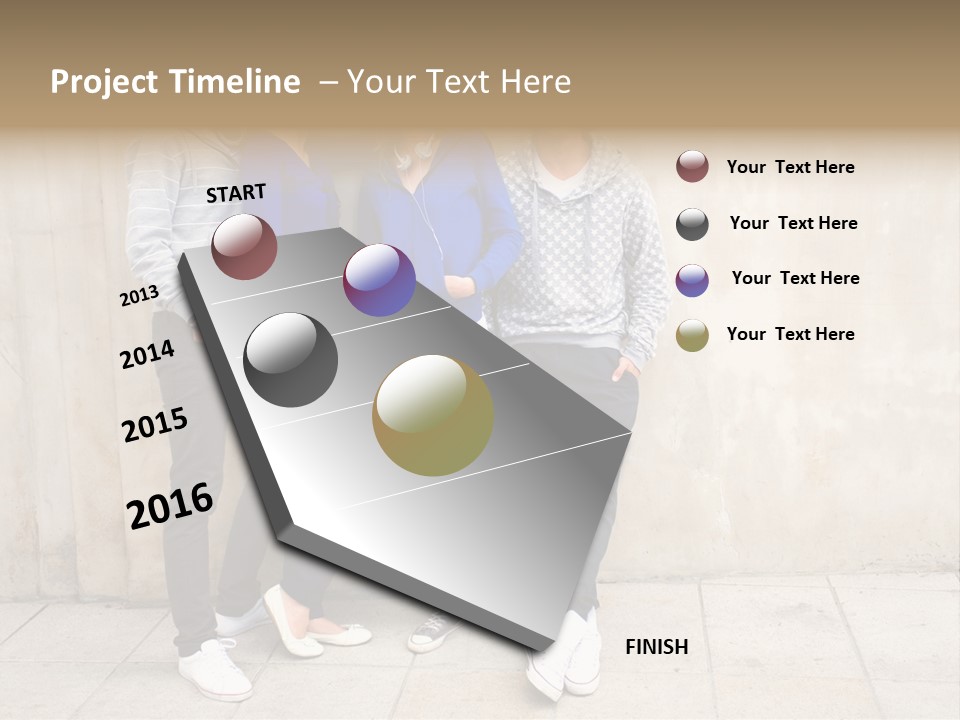 Student Youth Smile PowerPoint Template