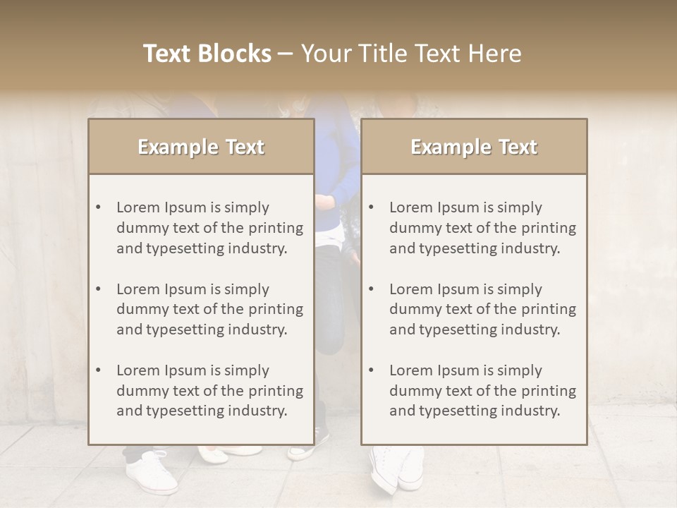 Student Youth Smile PowerPoint Template
