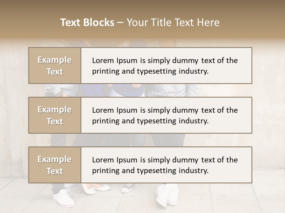 Student Youth Smile PowerPoint Template