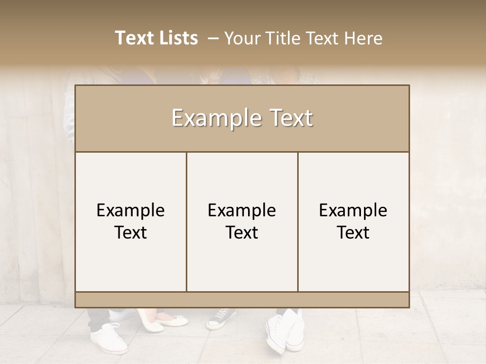 Student Youth Smile PowerPoint Template