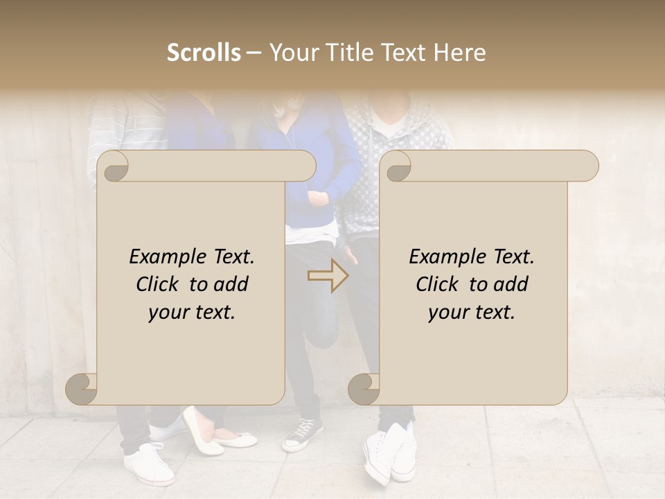 Student Youth Smile PowerPoint Template