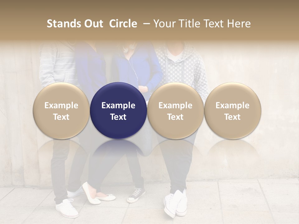 Student Youth Smile PowerPoint Template