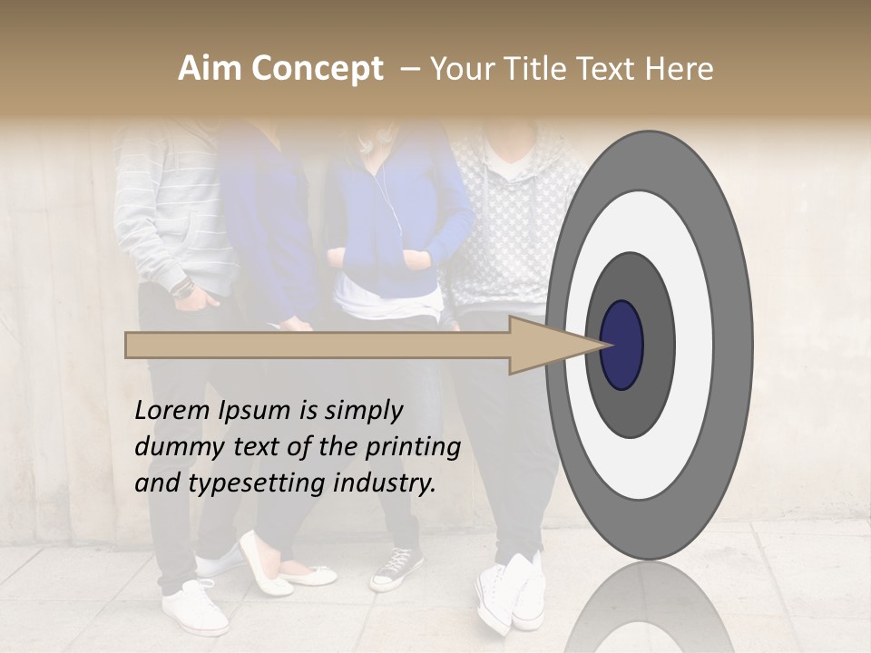 Student Youth Smile PowerPoint Template