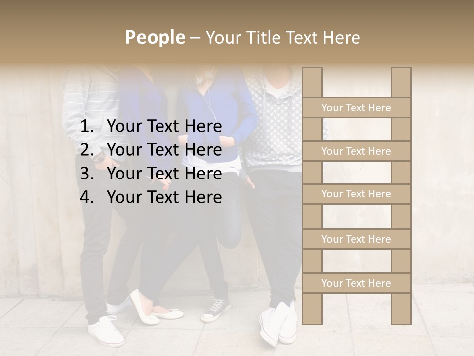 Student Youth Smile PowerPoint Template
