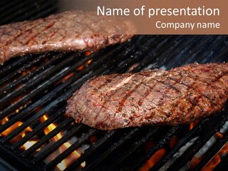 Bbq Barbecue Meal PowerPoint Template