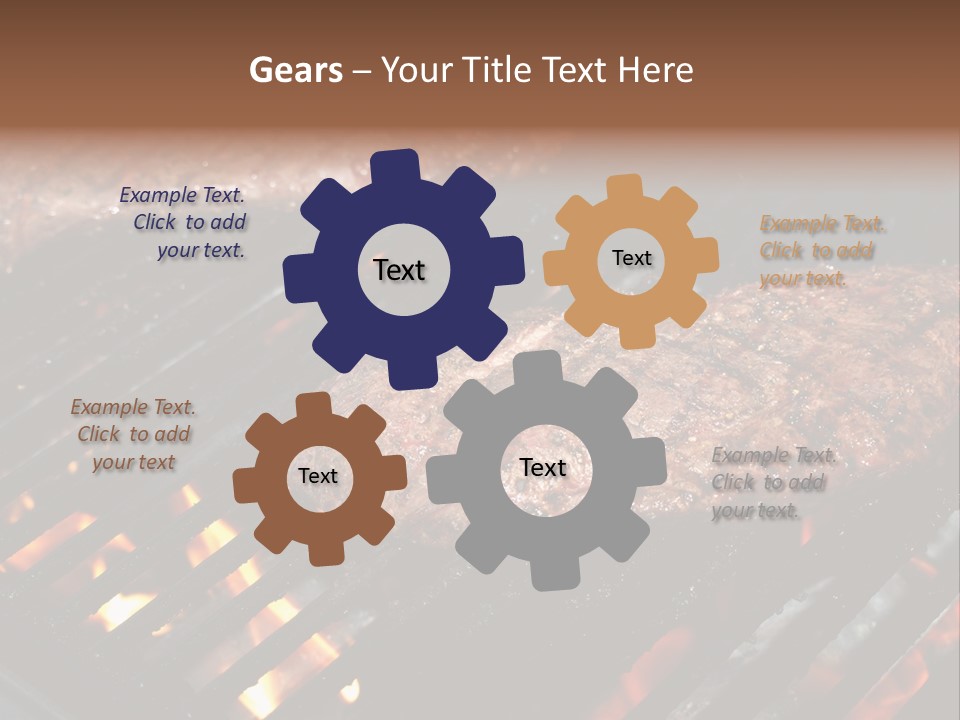 Bbq Barbecue Meal PowerPoint Template