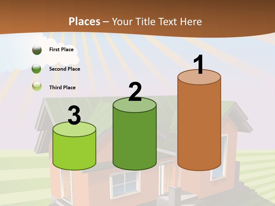 Construction Drawing Model PowerPoint Template