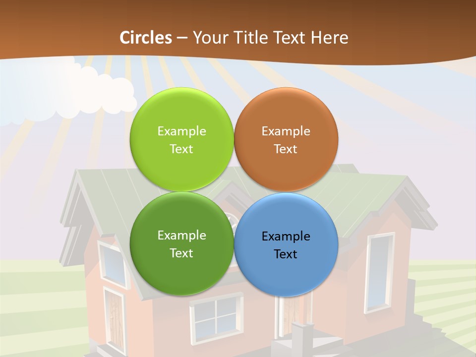 Construction Drawing Model PowerPoint Template